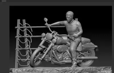 Steve Mcqueen Archivo Stl Para Impresion 3D