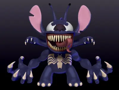 Stitch Biote Archivo STL OBJ para Impresion 3D