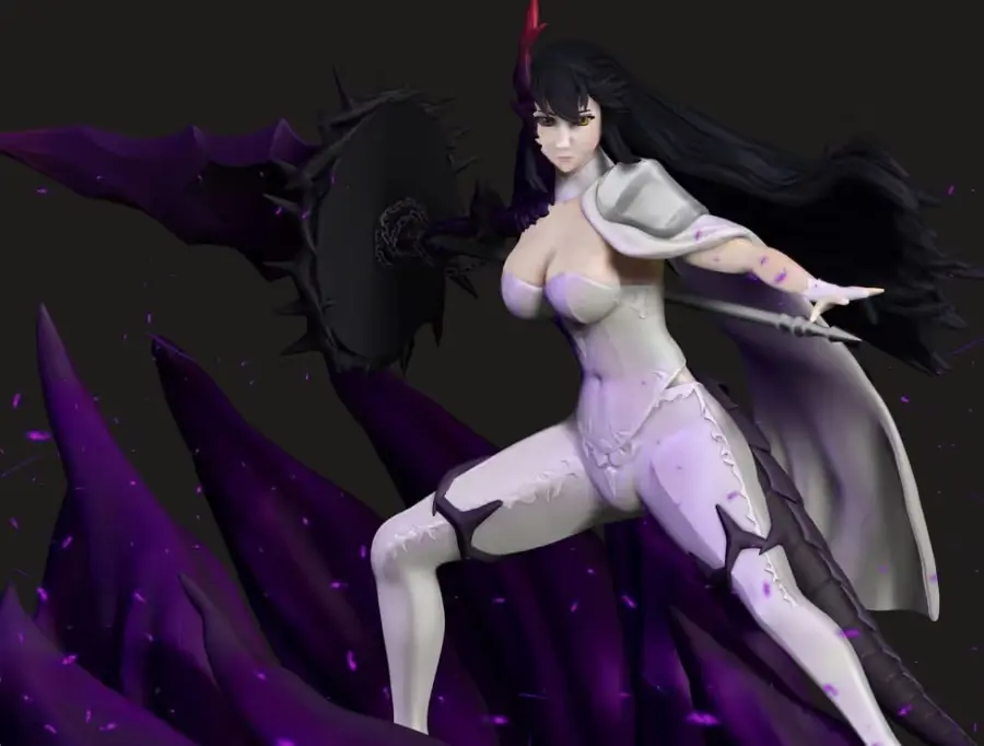 Stl Fallen Cecilia Archivo Stl Para Impresion 3D