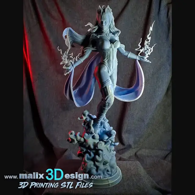 Storm X Men Archivo Stl Obj Para Impresion 3D