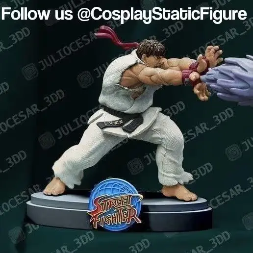 Street Fighter Ryu Archivo Stl Para Impresion 3D