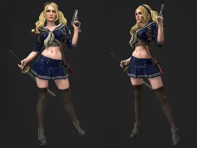 Sucker Punch Babydoll Archivo Stl Para Impresión 3d