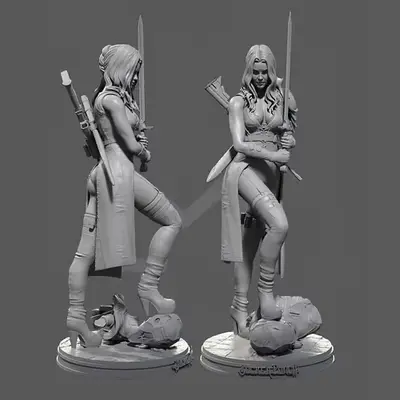 Sucker Punch Sweet Pea Archivo Stl Para Impresión 3d