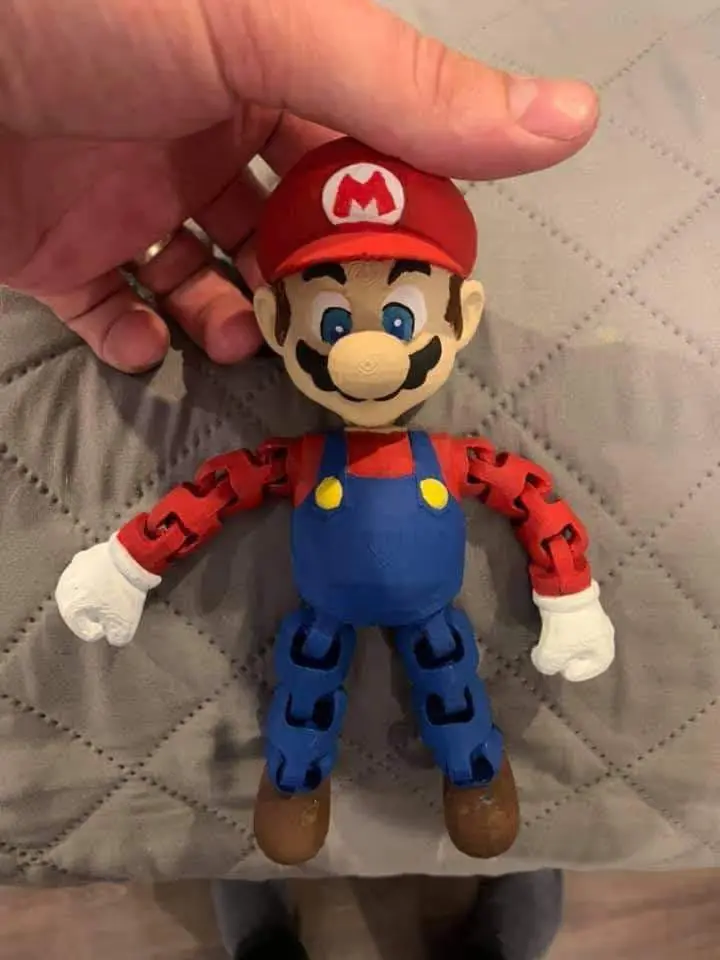 Super Mario Archivo Stl Obj Para Impresion 3D