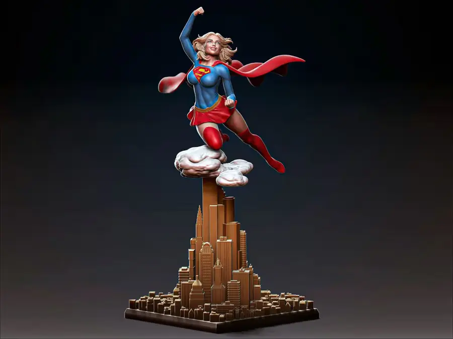 Supergirl Archivo Stl Para Impresion 3D