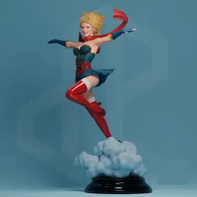 Supergirl Bombshell Dp Archivos Stl Para Impresión 3d