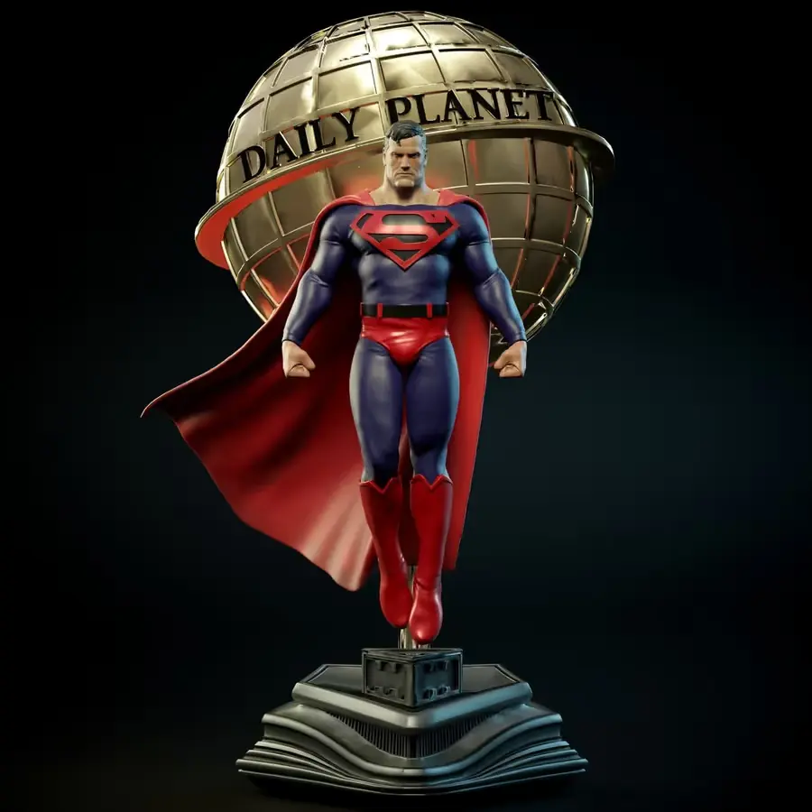 Superman 2021 Archivo Stl Para Impresion 3D