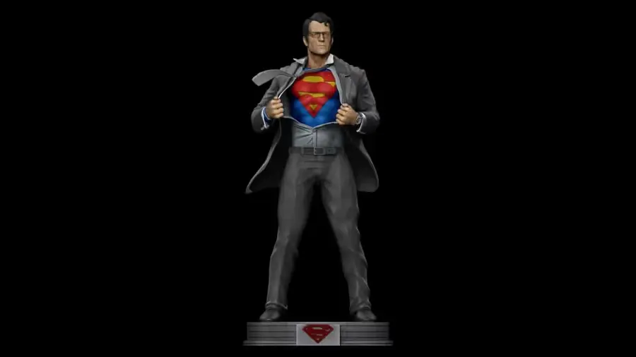 Superman Clark Kent Archivo Stl Para Impresion 3D