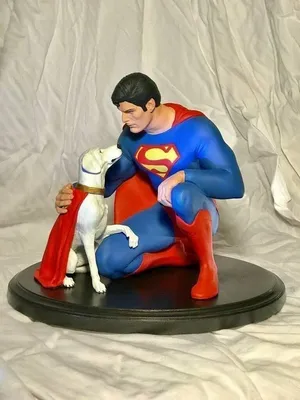 Superman Dog Krypton Archivo STL Impresión 3D