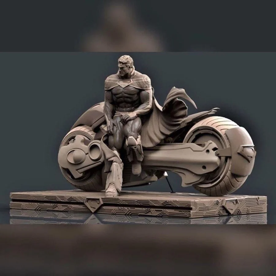 Superman Moto Archivo STL Impresión 3D
