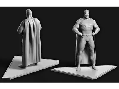 Superman Toy Archivo Stl Para Impresion 3D