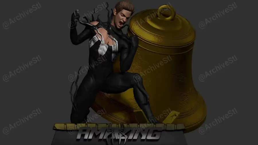 Symbiote Andrew Garfield Archivo Stl Para Impresion 3D