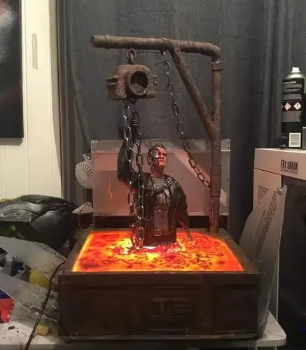 T2 Muerte En Acero Stl Obj Impresión 3d