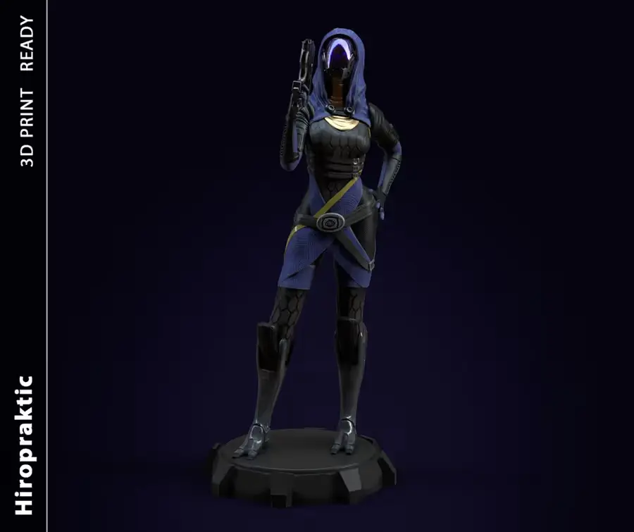 Tali'Zorah Mass Effect Archivo STL OBJ para Impresion 3D