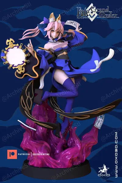 Tamamo No Mae Standard Archivo Stl Para Impresion 3D