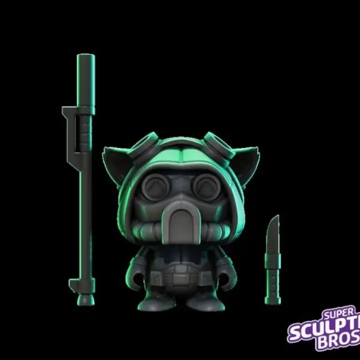 Teemo Omega Squad Archivo Stl Para Impresion 3D