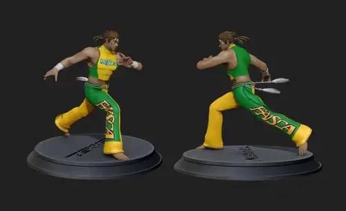 Tekken Eddy Gordo Damaia Archivo Stl Para Impresión 3d