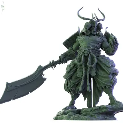 Tenjin Archivo Stl Obj Para Impresion 3D