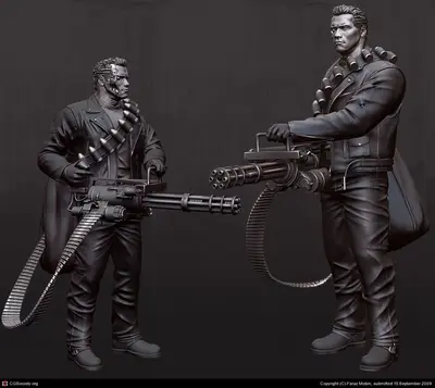 Terminator Archivo Stl Para Impresion 3D