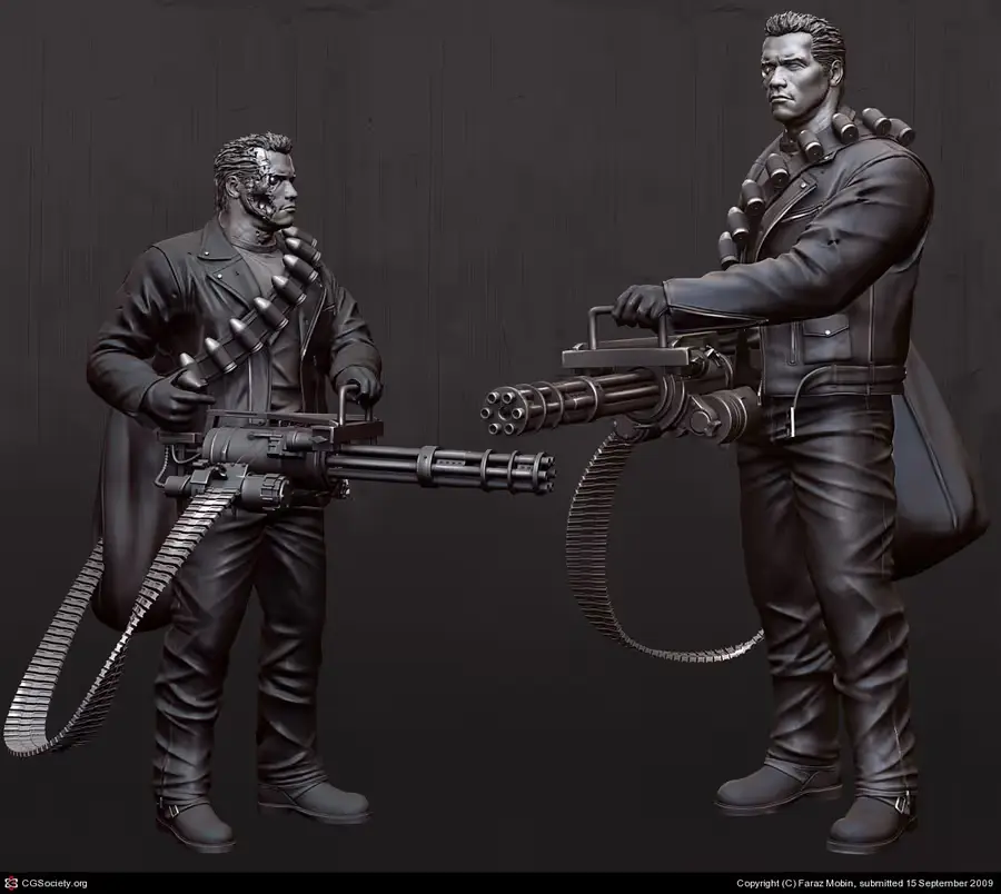 Terminator Archivo Stl Para Impresion 3D