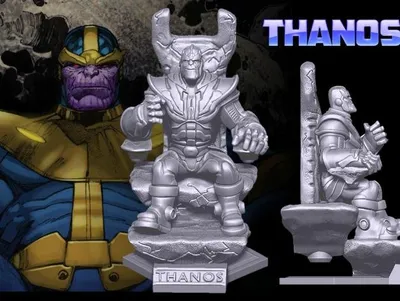 Thanos Archivo STL Impresión 3D