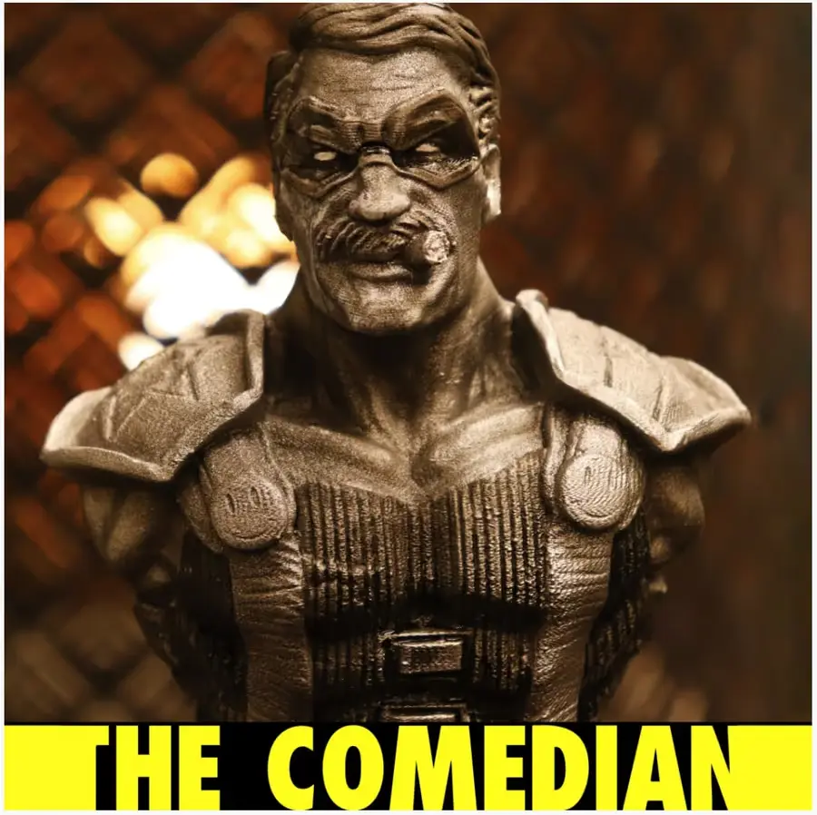 The Comedian Watchmen Archivo Stl Para Impresion 3D