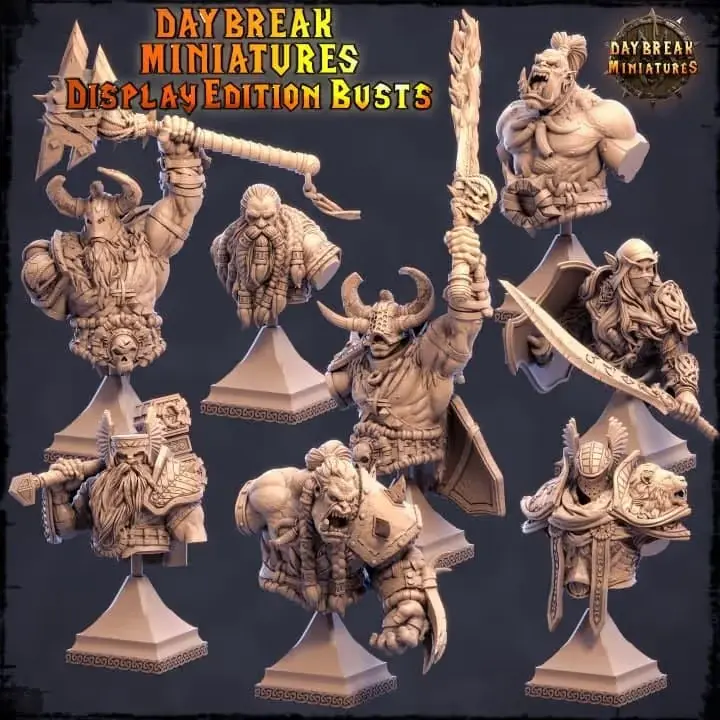 The Dwarfs Of The Dark Busto Archivo Stl Para Impresion 3D