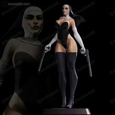 The Killer Nun Archivo Stl Para Impresion 3D