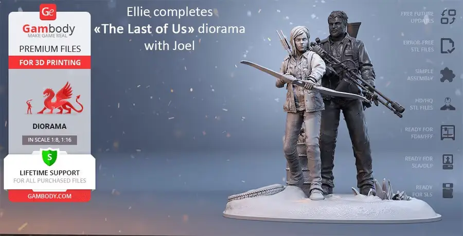 The Last Of Us Ellie Archivo Stl Para Impresion 3D