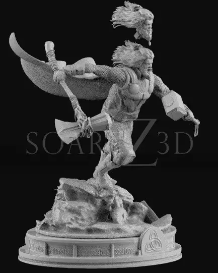 Thor Avengers End Game Archivo STL OBJ para Impresion 3D