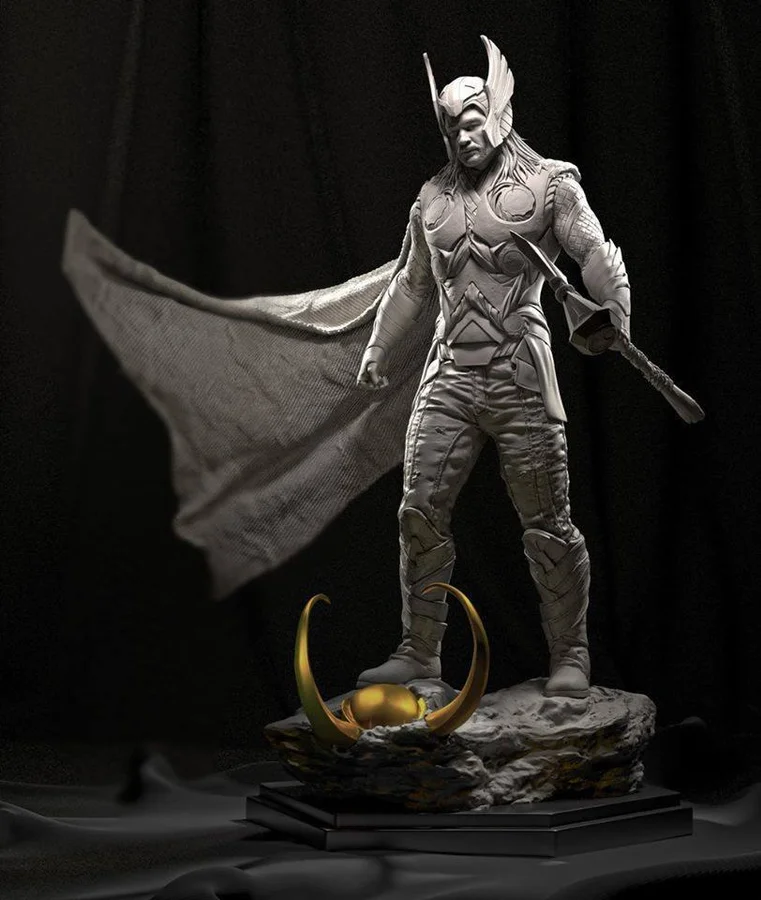 Thor y Casco Loki Archivo STL Impresión 3D