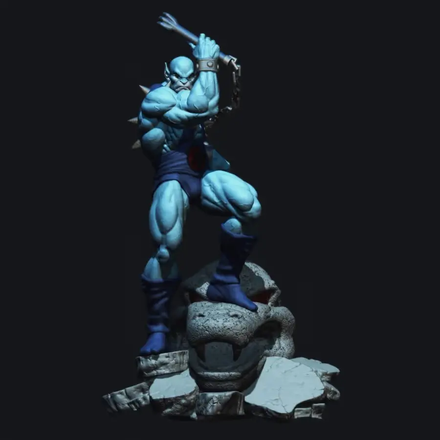 Thundercats Panthro Archivo Stl Obj Para Impresion 3D