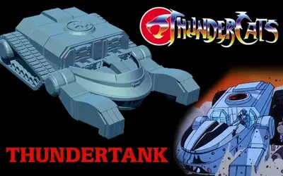Thundertank Thundercat Archivo STL OBJ para Impresion 3D