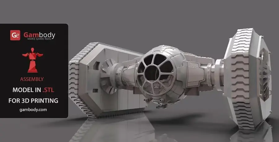 Tie Crawler Archivo Stl Para Impresion 3D