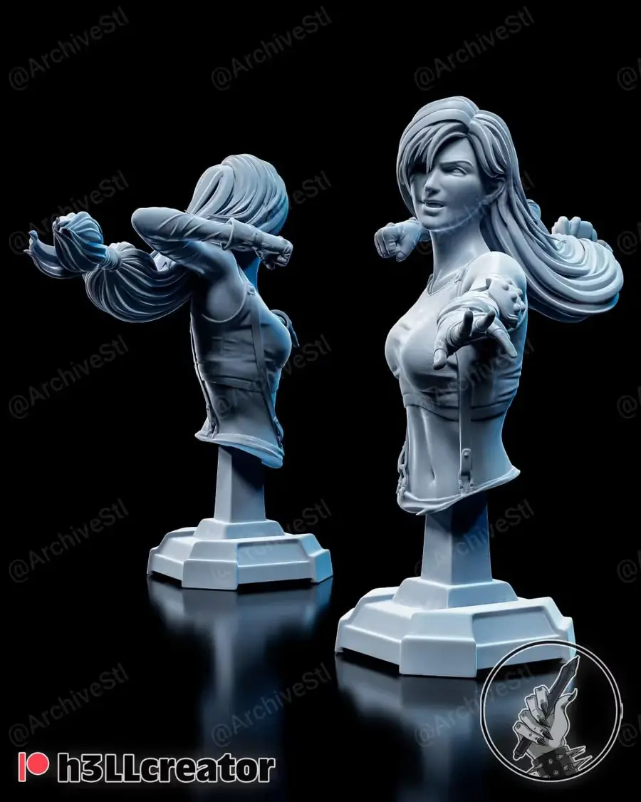 Tifa Archivo Stl Para Impresion 3D