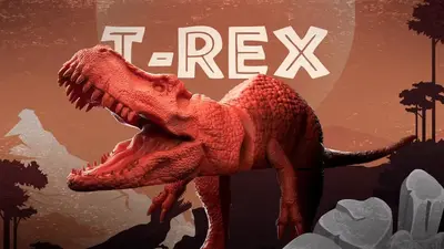 Tiranosaurio Rex Archivo Stl Obj Para Impresion 3D