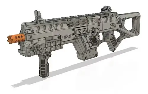 Titanfall 2 Car Smg Archivo Stl Para Impresión 3d