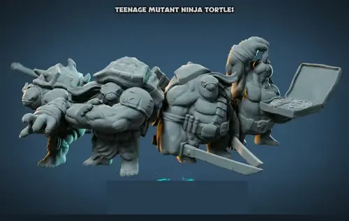 Tmnt Epics N Stuffs Archivos Stl Para Impresión 3d