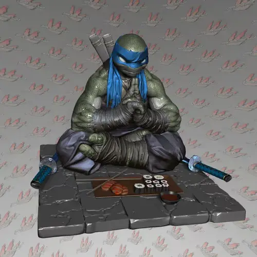 Tmnt Tortugas Ninja Dinner P Archivo Stl Para Impresión 3d