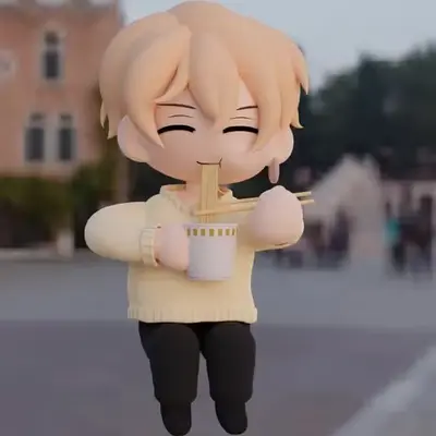 Tokyo Revengers Matsuno Chibi Archivo Stl Para Impresion 3D