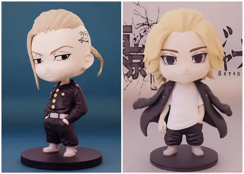 Tokyo Revengers X2 Chibis Archivos Stl Para Impresión 3d