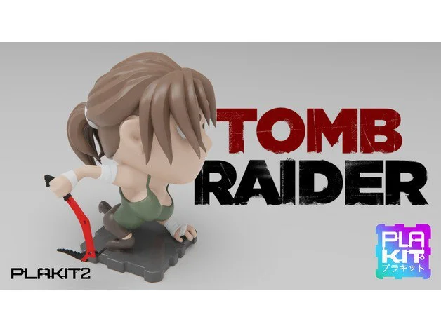 Tomb Raider Lara Croft 2018 Archivo STL Impresión 3D