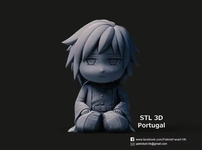 Tomioka Giyuu Kimetsu No Yaiba Archivo Stl Para Impresion 3D