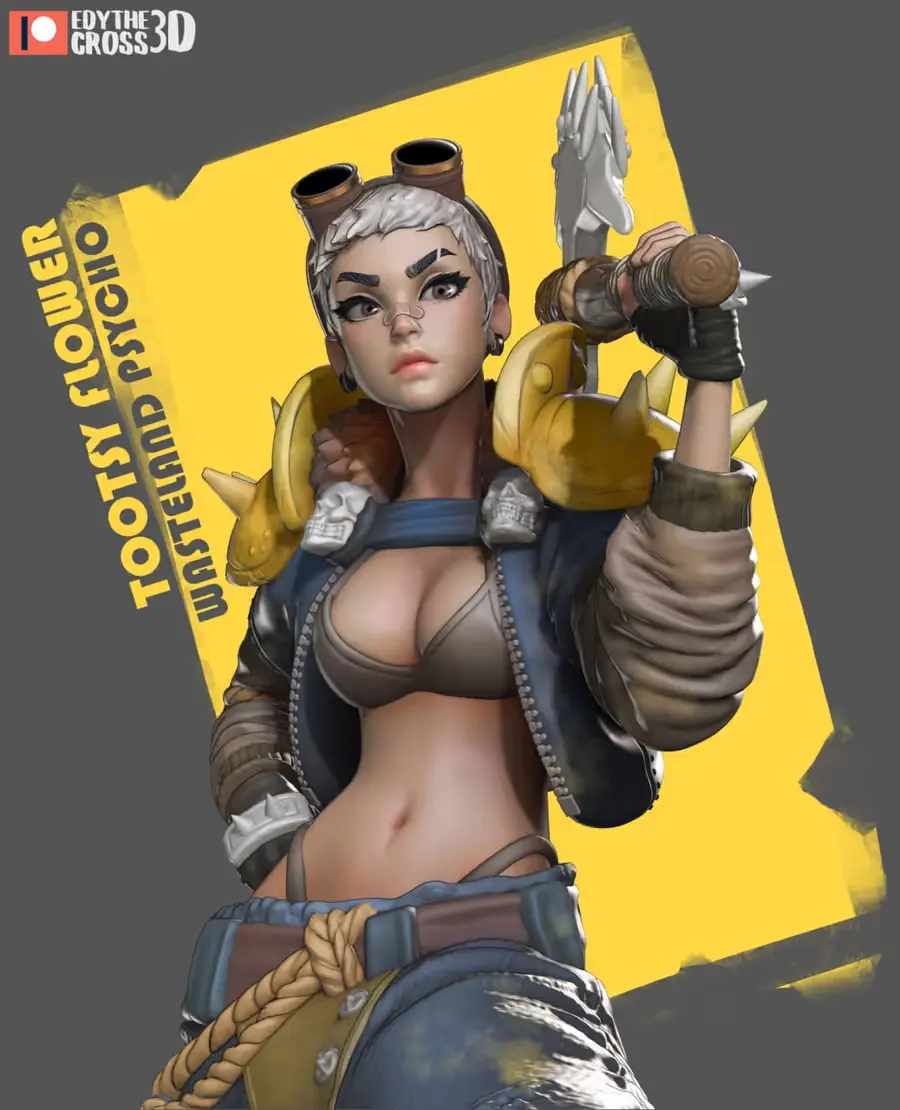 Tootsy Flower Archivo Stl Para Impresion 3D