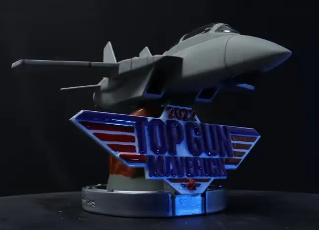 Top Gun Maverick Archivo STL OBJ para Impresion 3D