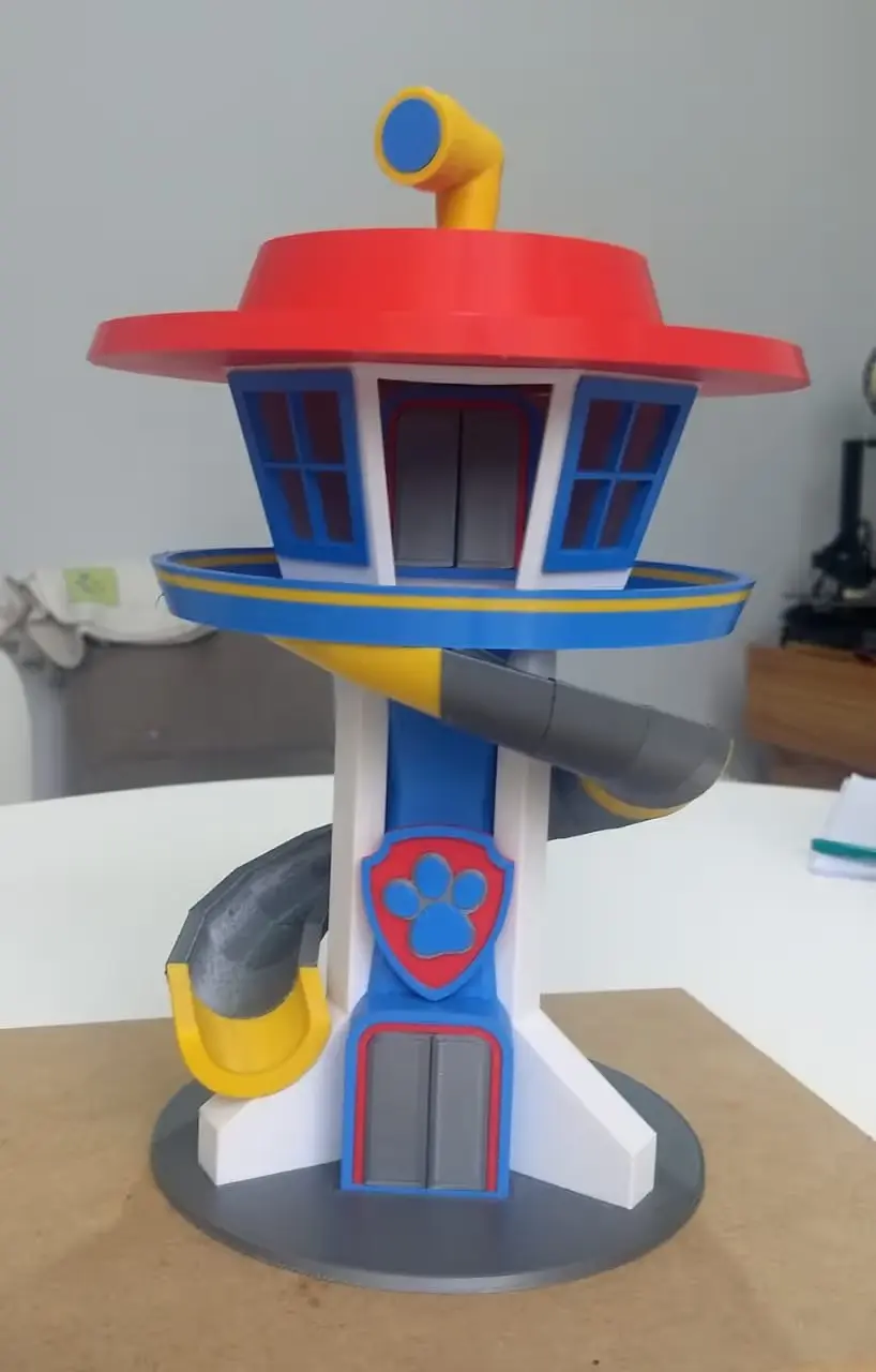 Torre Paw Patrol Archivo Stl Para Impresion 3D
