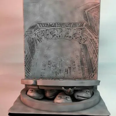 Tortugas Diorama Archivo STL Impresión 3D