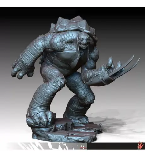 Tortugas Ninja Slash Prey Archivos Stl Impresión 3d