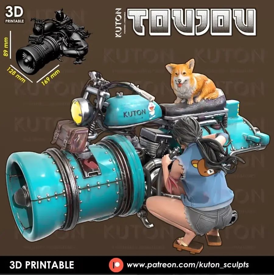 Toujou Archivo Stl Para Impresion 3D