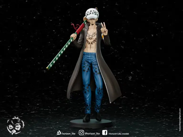 Trafalgar Law Archivo STL OBJ para Impresion 3D